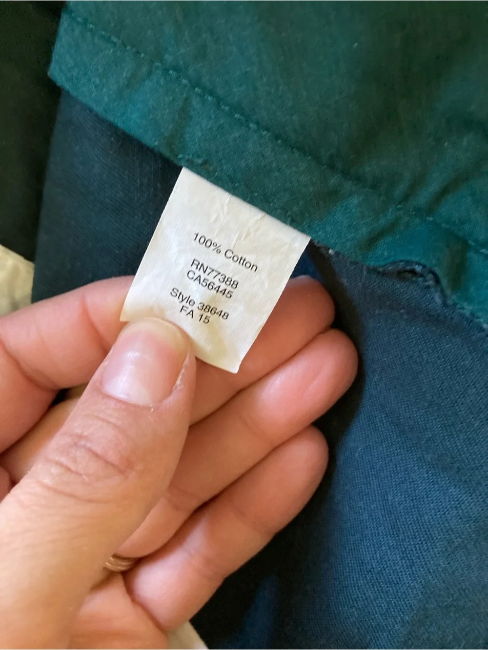 J. Crew Men’s Dark Teal Slim Chino Pants